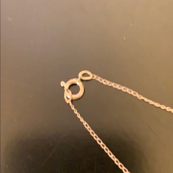 Silver, yellow gold and diamond accent pendent - Picture 6 of 8